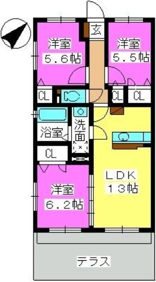 間取り、設備、写真は現状優先です