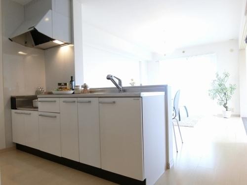 カウンターキッチンなので会話が弾みますね