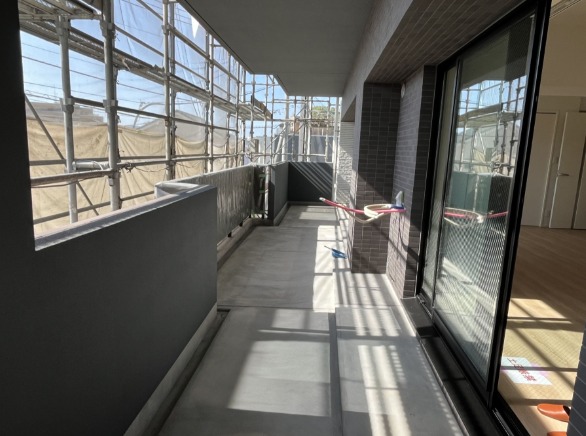 天気の良いの洗濯物