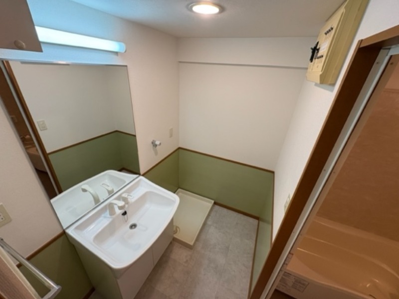 朝の支度はこちらで