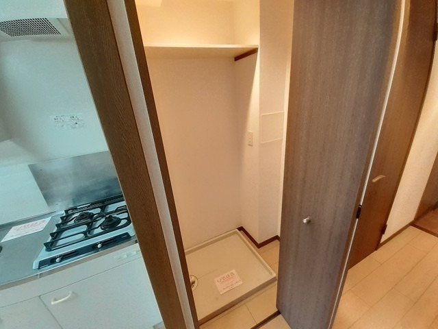 洗濯機も置けます。