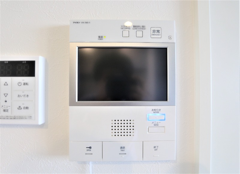 来客の確認ができるので安心ですね