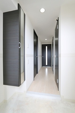 開放感のある玄関ですね