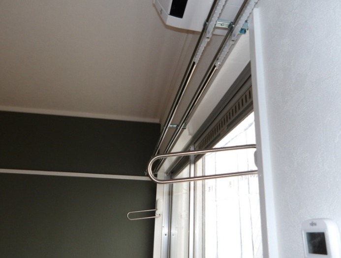 室内物干しもございます。