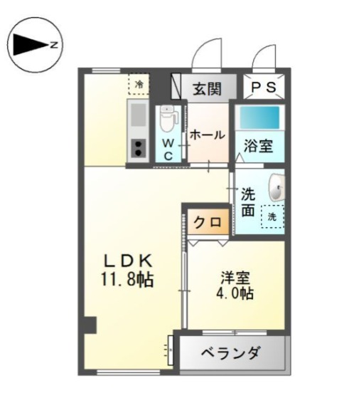 画像の間取りは現状を優先します。