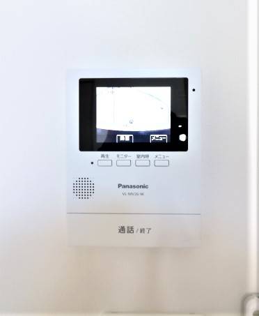 モニター付きで安心です