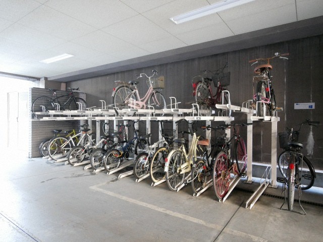 駐輪場も完備してます