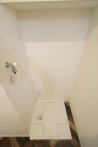 室内洗濯機置場です