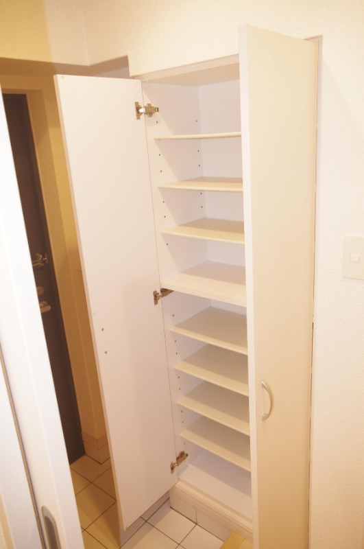 玄関収収納もばっちりです。