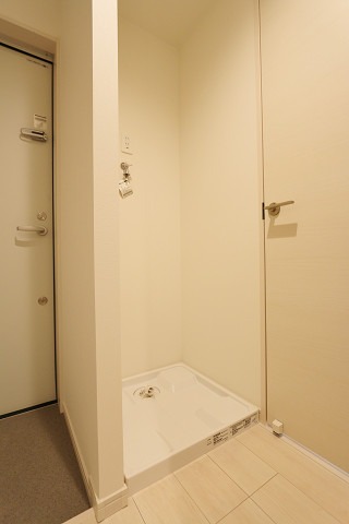 洗濯機は室内に置くことができます。