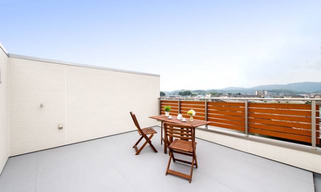 ルーフバルコニーで一休みしませんか？