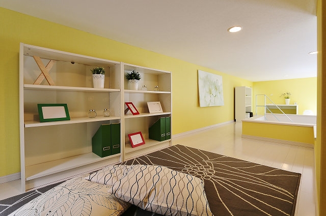 色々な使い方ができるロフト付き