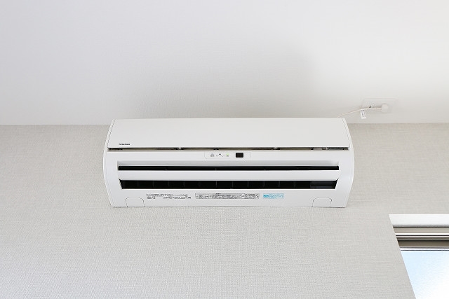 エアコン付きで快適に過ごせます