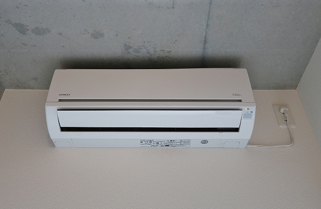 エアコン付きで年中快適に過ごせます