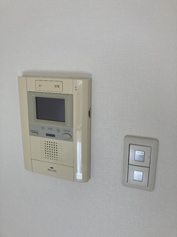 モニター付きで安心。