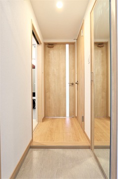 開放感のある玄関ですね