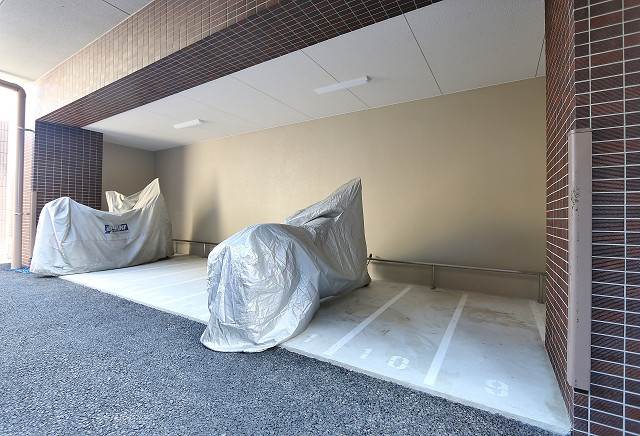大型バイク置き場もございます