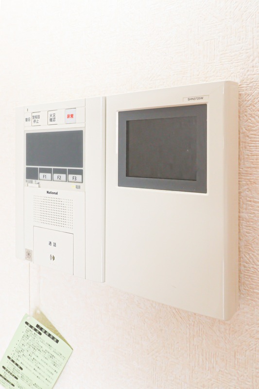 モニター付きで安心ですね。