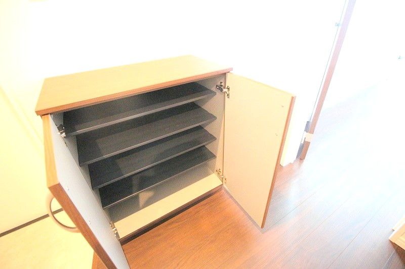 玄関収納もございます。