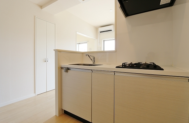 カウンターキッチンでオシャレです。