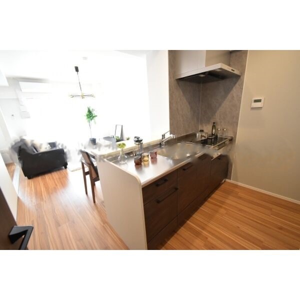 人気のカウンターキッチンです