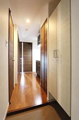 開放感のある玄関ですね