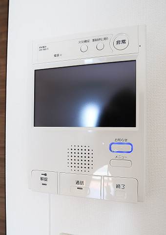 女性の方も安心のモニターフォンです