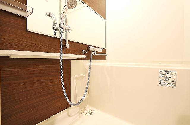 サーモスタット水栓で楽々です