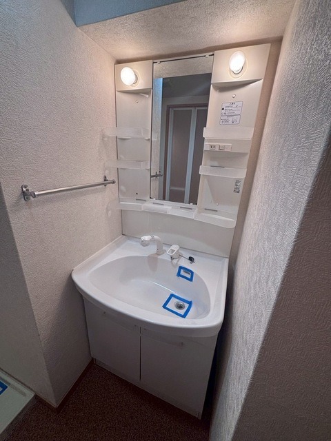 朝の支度はこちらで