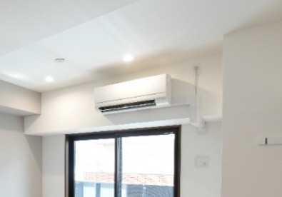 エアコン付きで快適に過ごせます