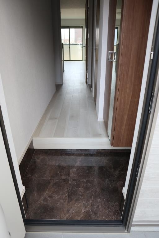 玄関からの眺めです。