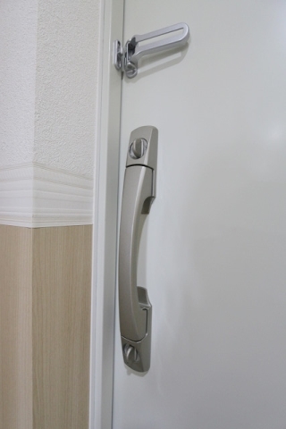 ダブルロックで安心です