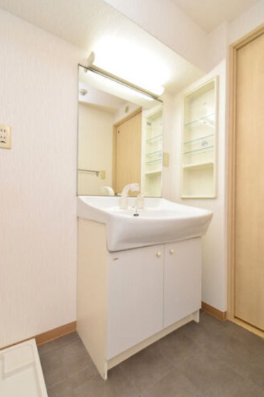 朝の支度はこちらです。