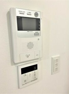 来訪者の顔が確認できます