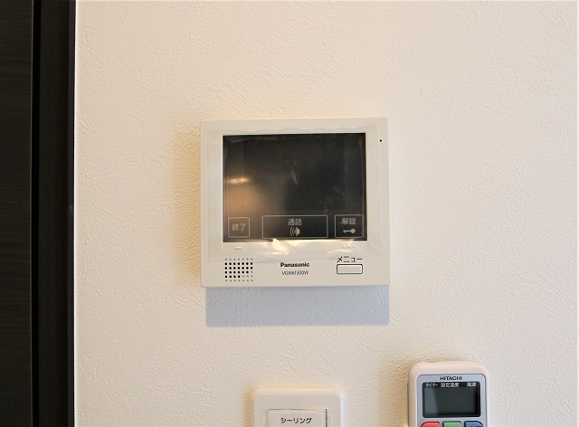 突然の来客でもどなたか確認できるので安心ですね