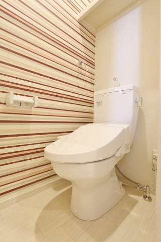 清潔感のあるお手洗いですね