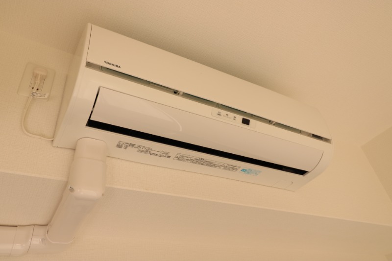 エアコン付きで年中快適に過ごせますね♪