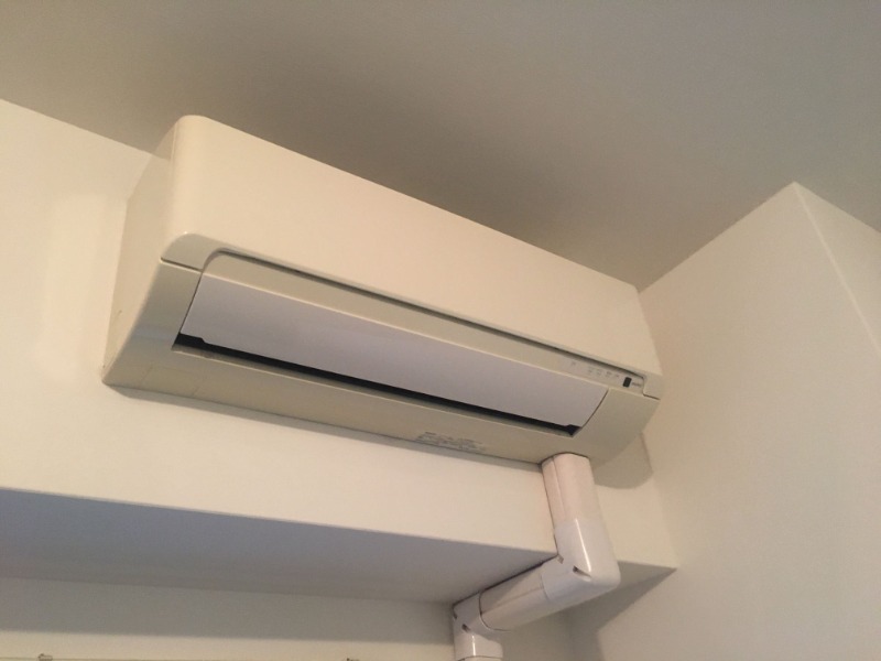 エアコン付きで快適に過ごせます