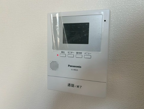 モニター付きで急な来客時も安心ですね