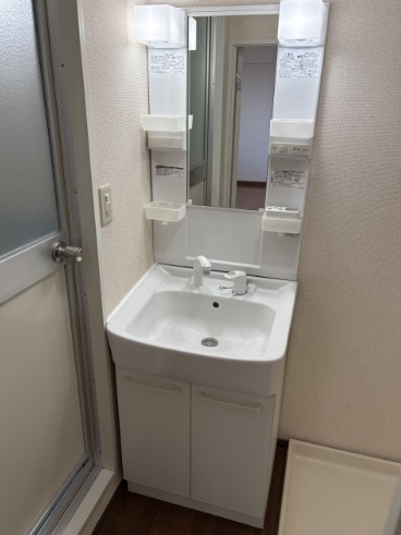 朝の支度はこちらで