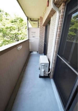 南東向きで日当たり良好なバルコニーですね