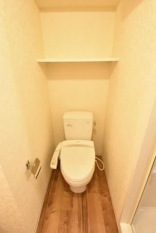 清潔感のあるトイレですね