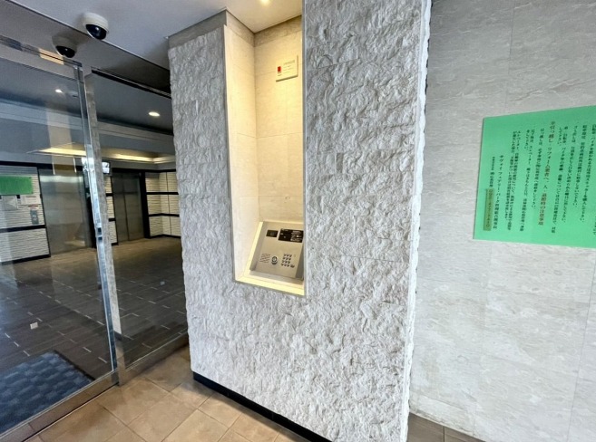 オートロック付きで安心ですね