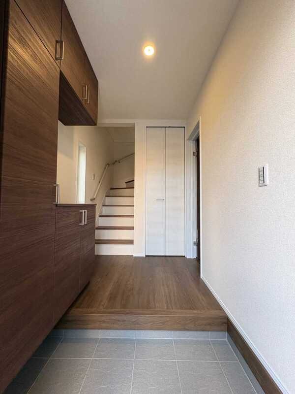 開放感のある玄関ですね