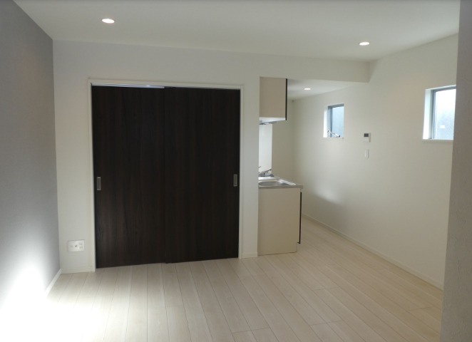 家具の配置がしやすいリビングですね