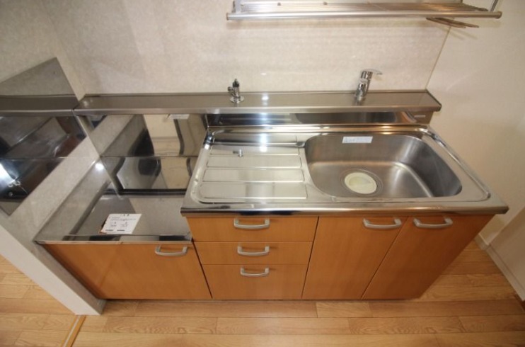 作業スペースもあり料理がはかどるキッチンです