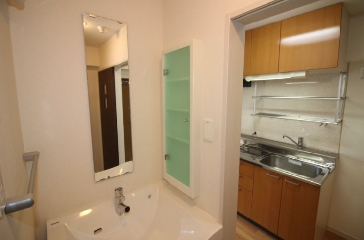 朝の身支度はこちらで