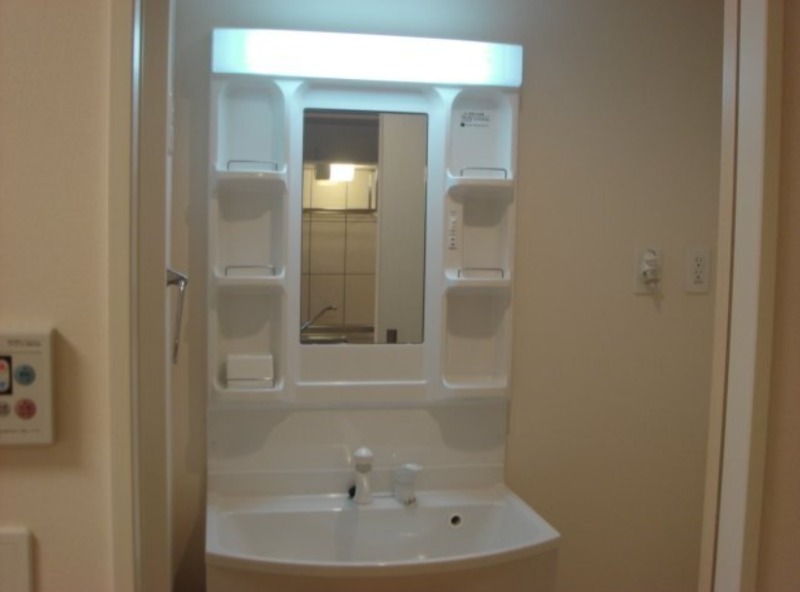 朝の支度はこちらで