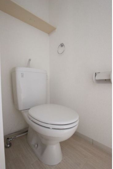 清潔感のあるトイレですね