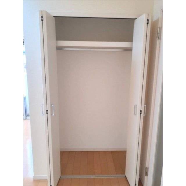 収納力抜群のクローゼットです